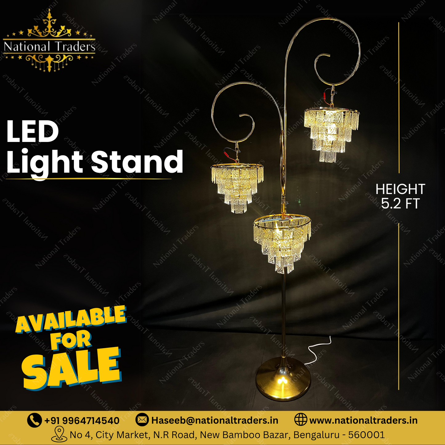 LED Mini Chandelier Stand