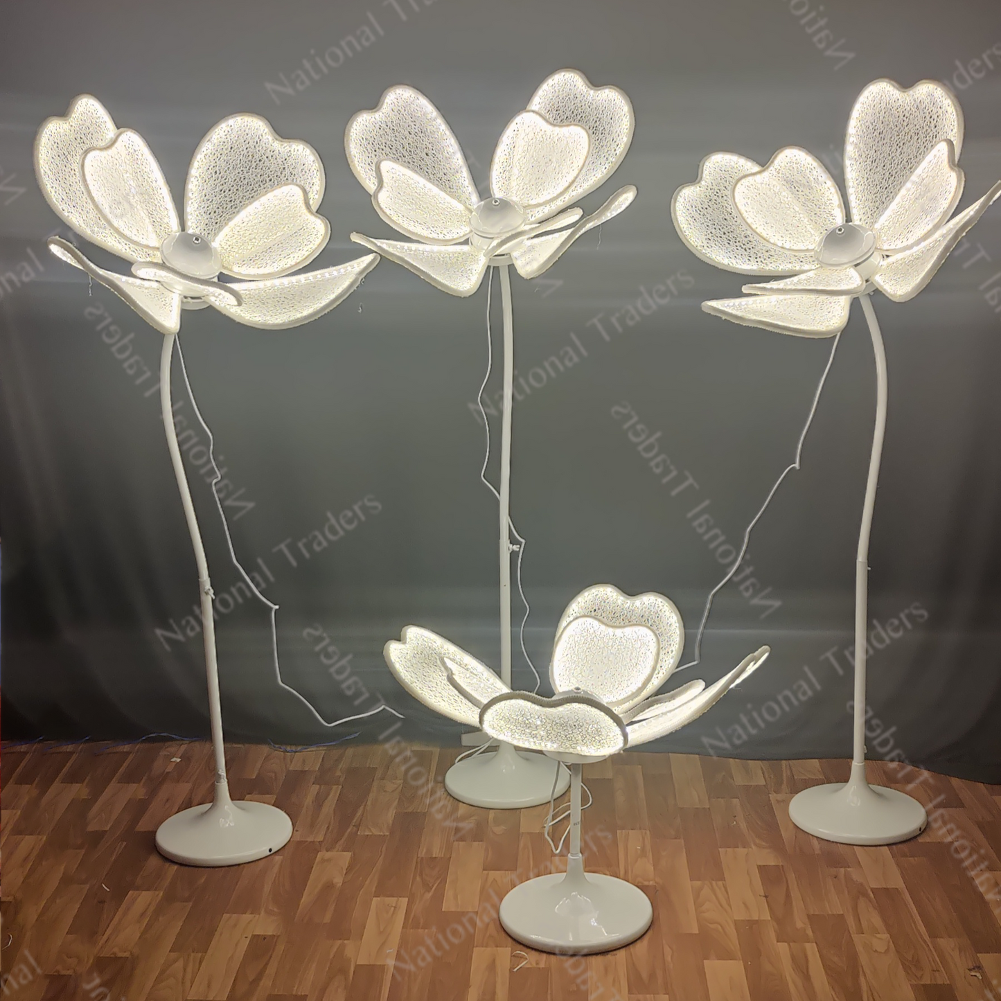 LED Lotus Set of 4