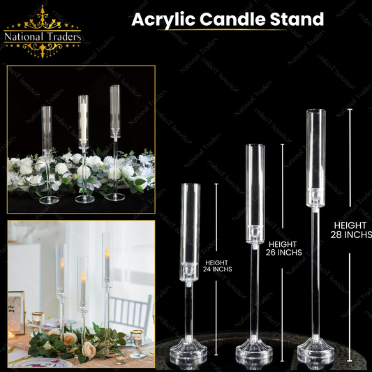 Acrylic Candle Stand