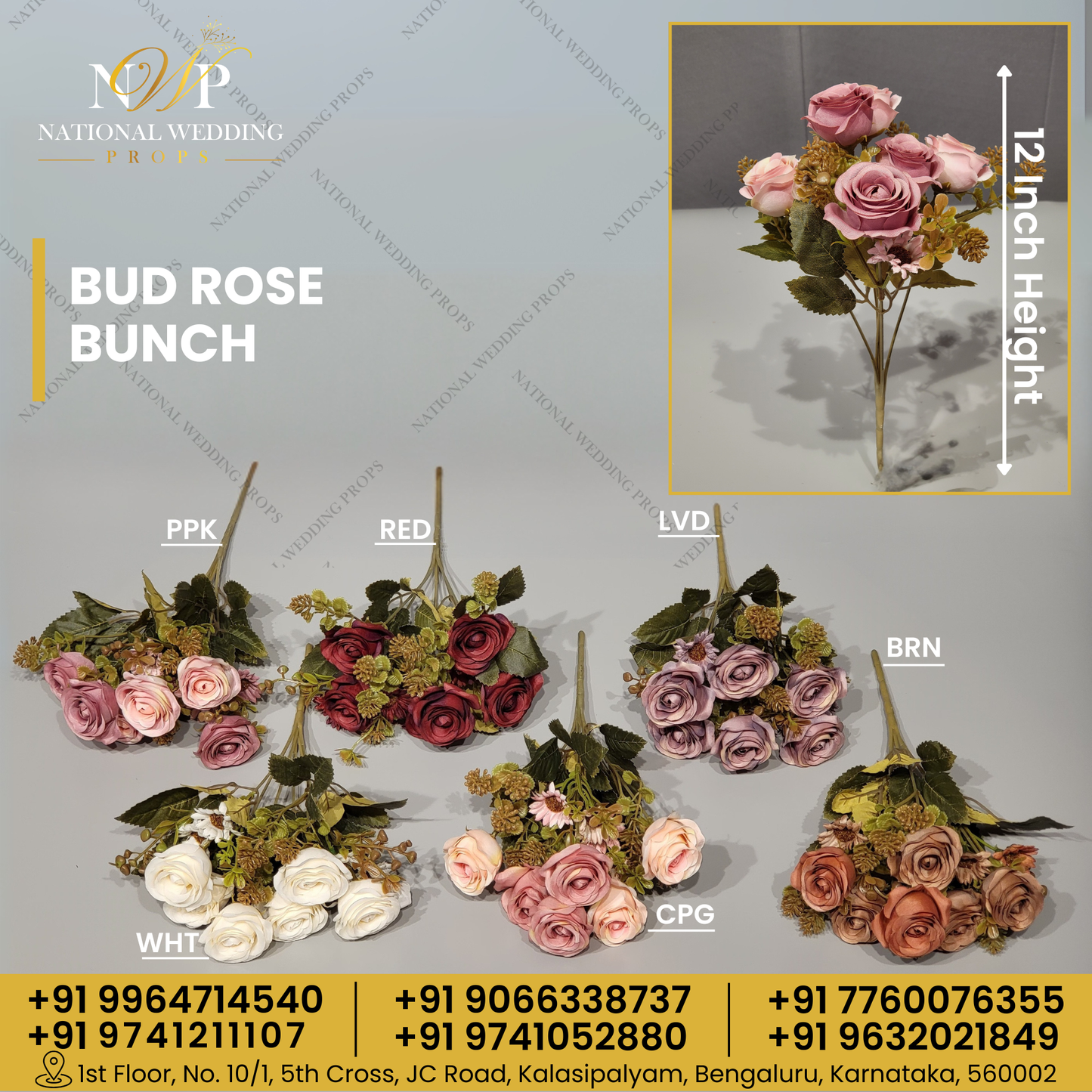BUD ROSE BUNCH