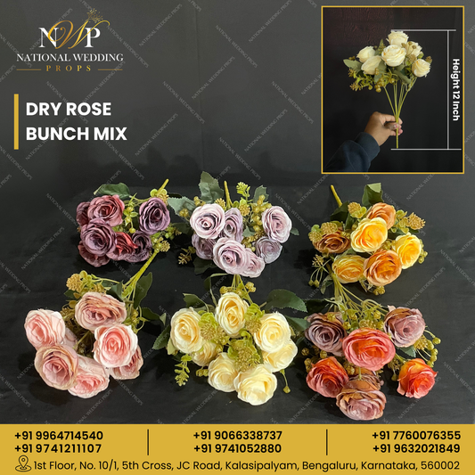 Dry Rose Bunch Mix