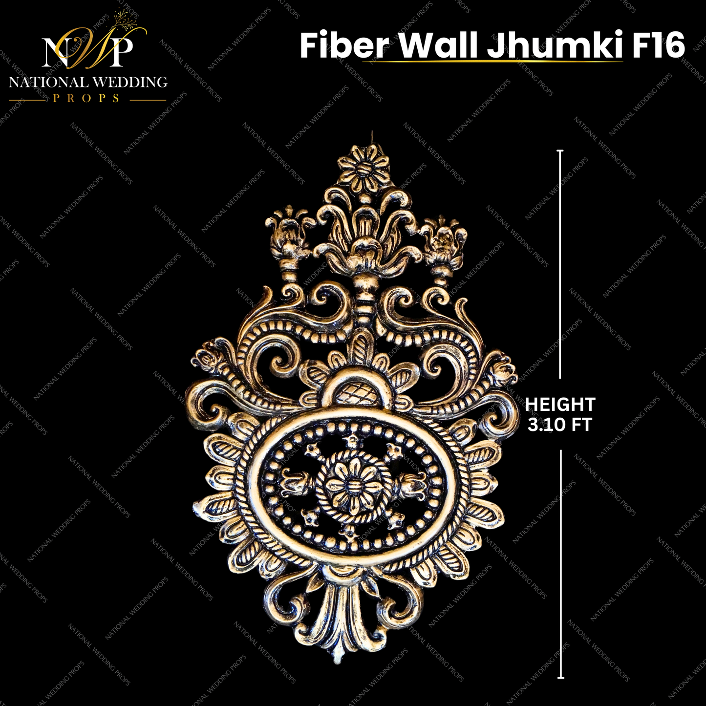 F16 - FIBER WALL JHUMKI