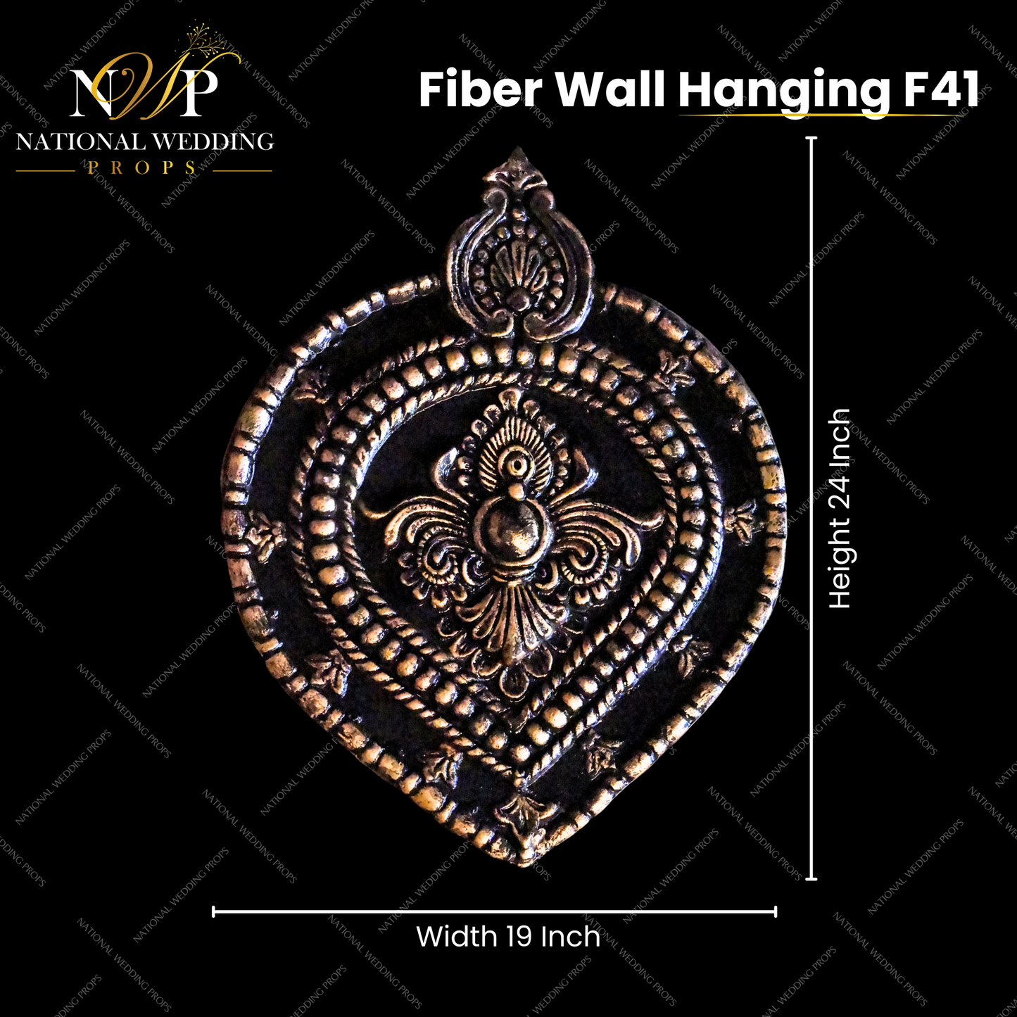 F41 - FIBER WALL HANGING 44 X 19"