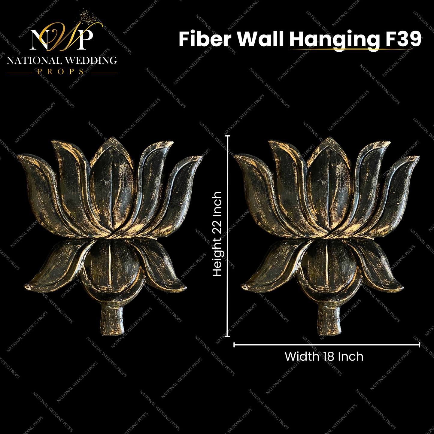 F39 - FIBER WALL HANGING 22 X 18"
