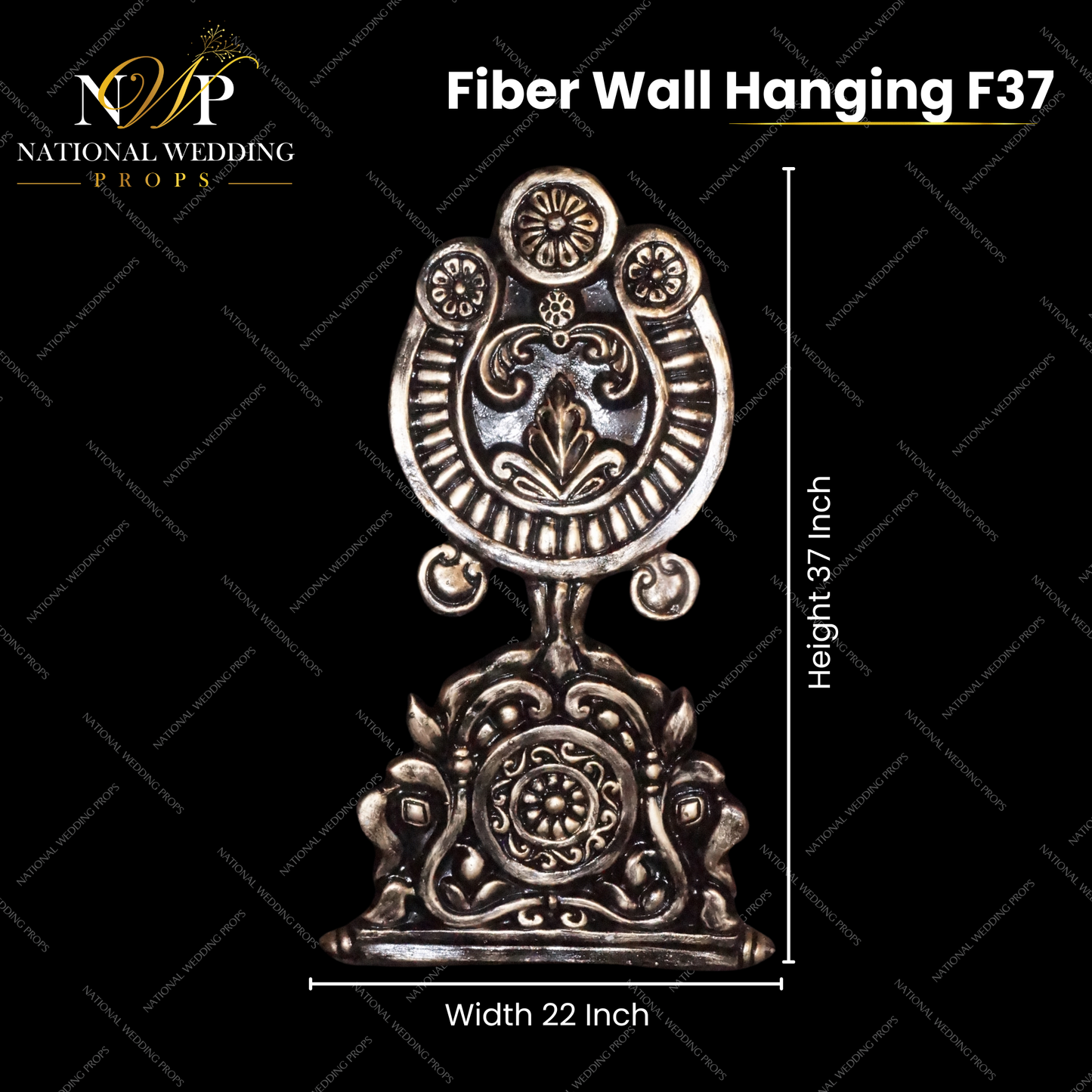 F37 - FIBER WALL HANGING 37 X 22"