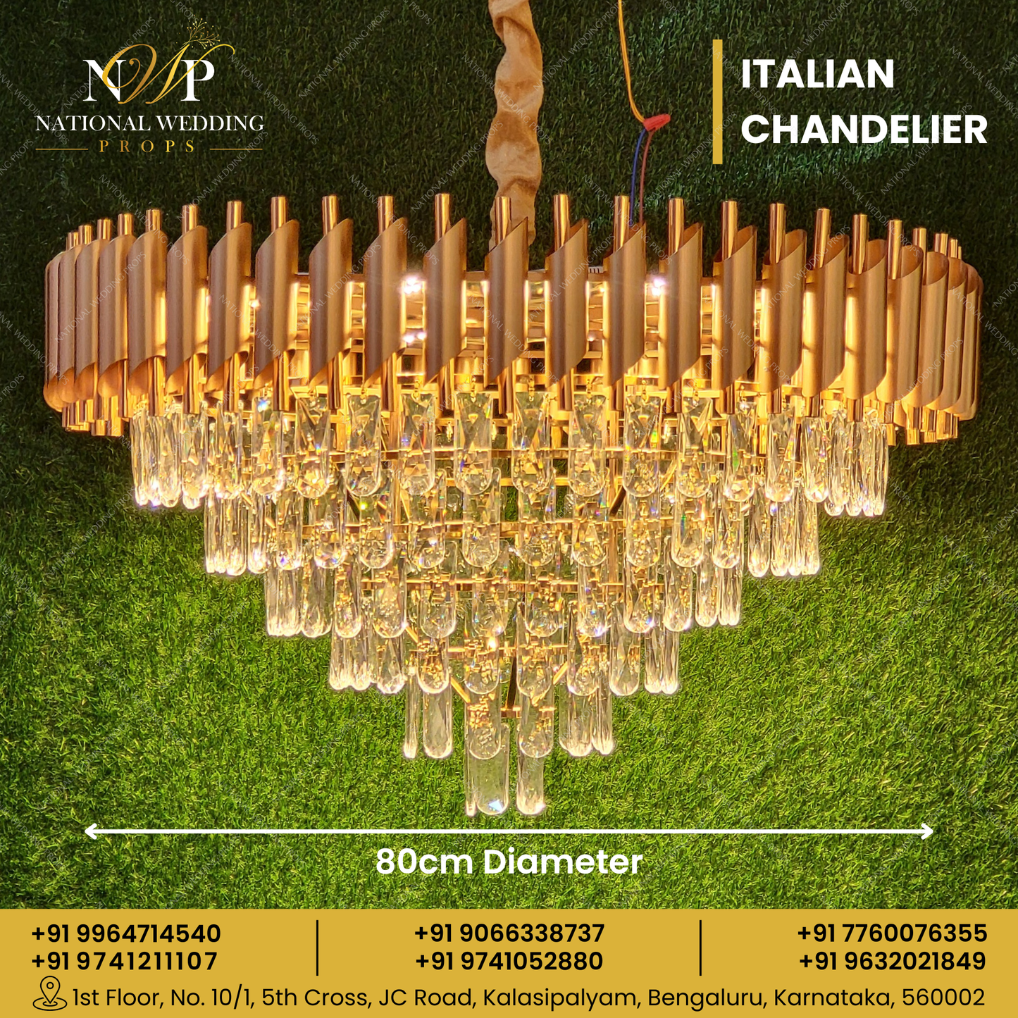 ITALIAN CHANDELIER 80CM