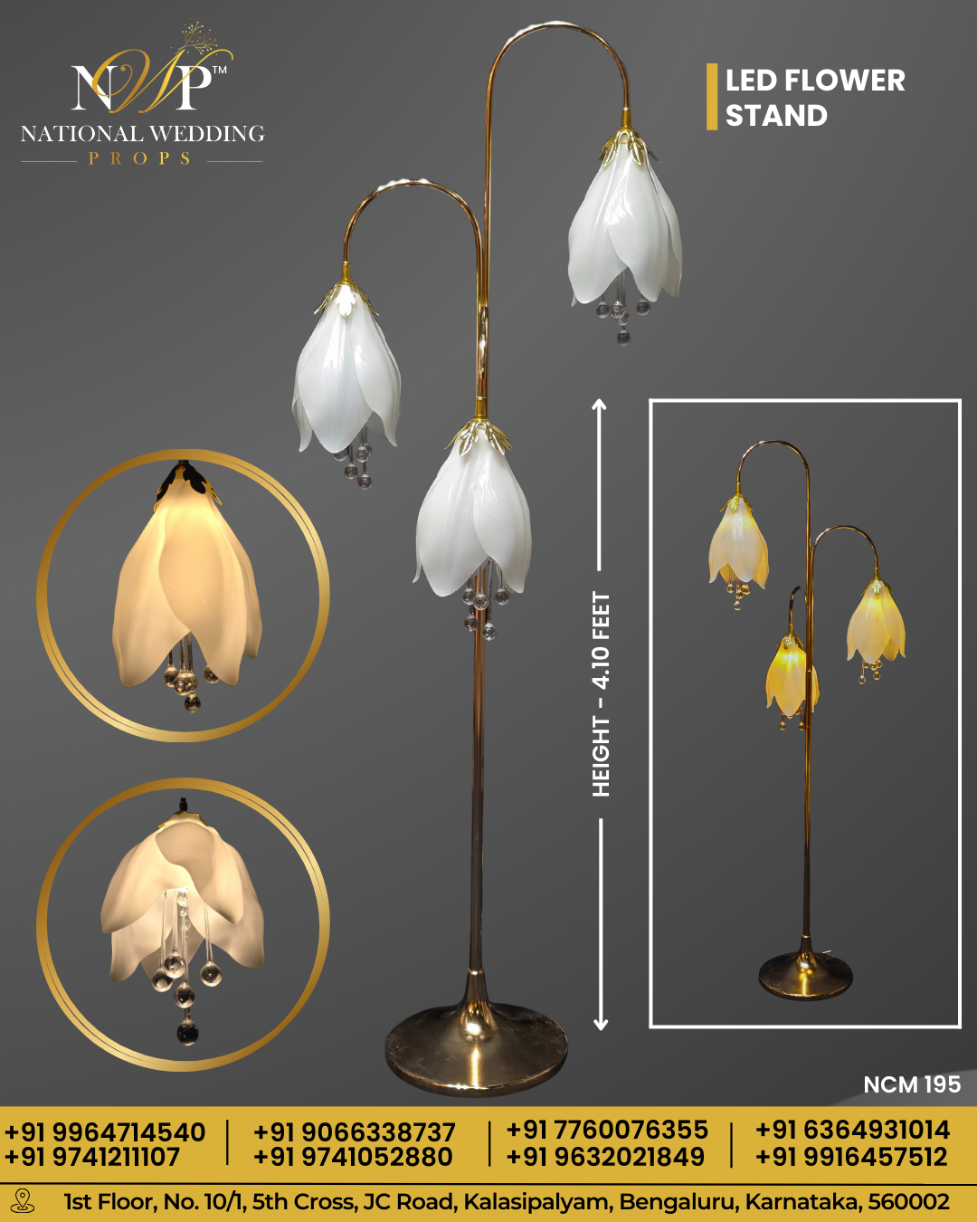 LED FLOWER STAND