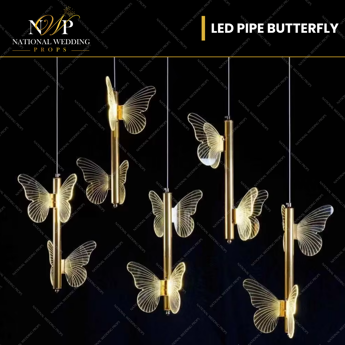 LED BUTTERFLY HANGING