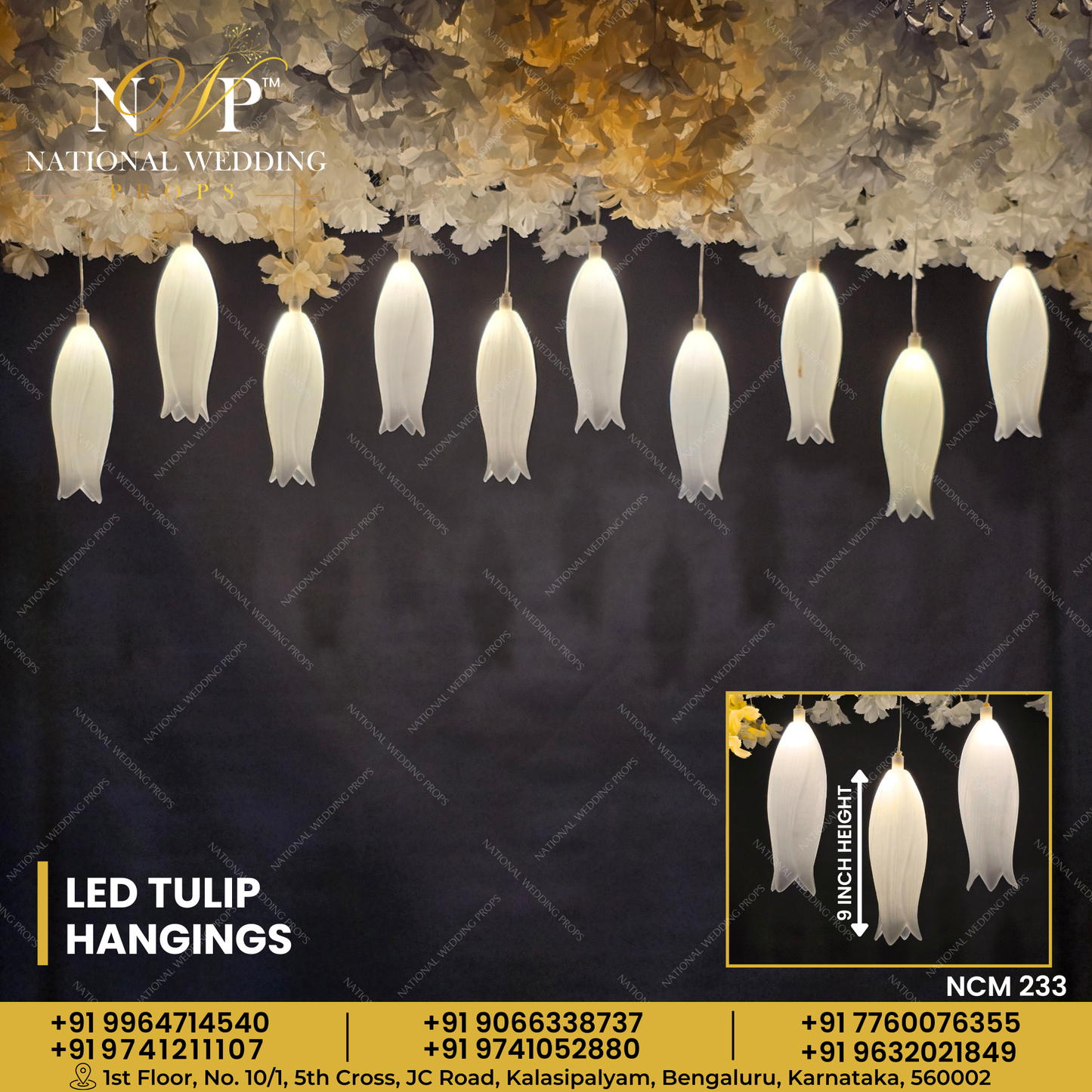 LED Tulip Hangings