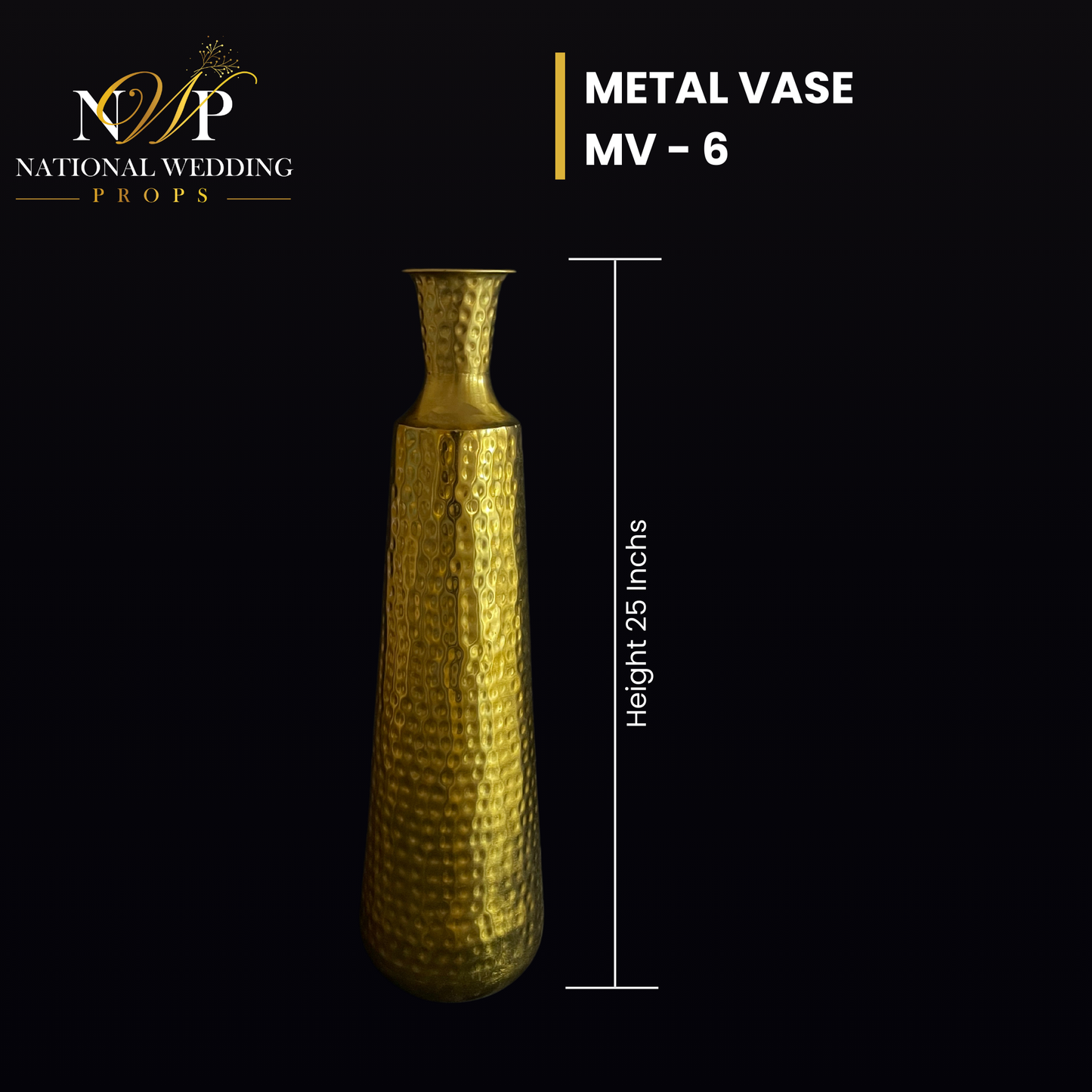 MV6 - METAL VASE