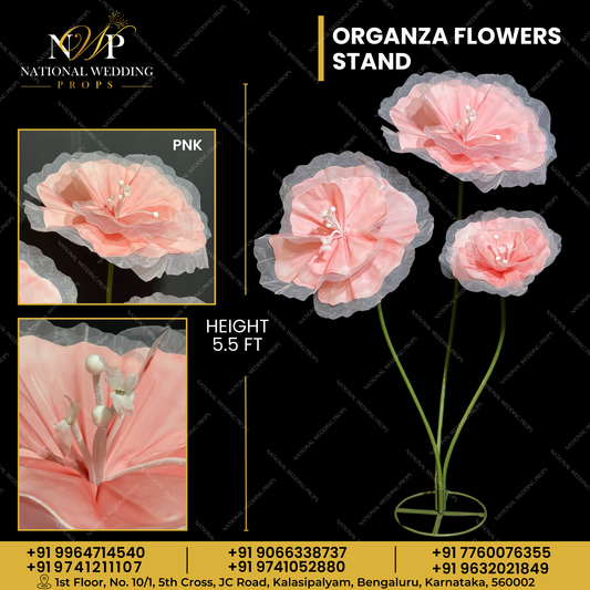Organza Flower Stand