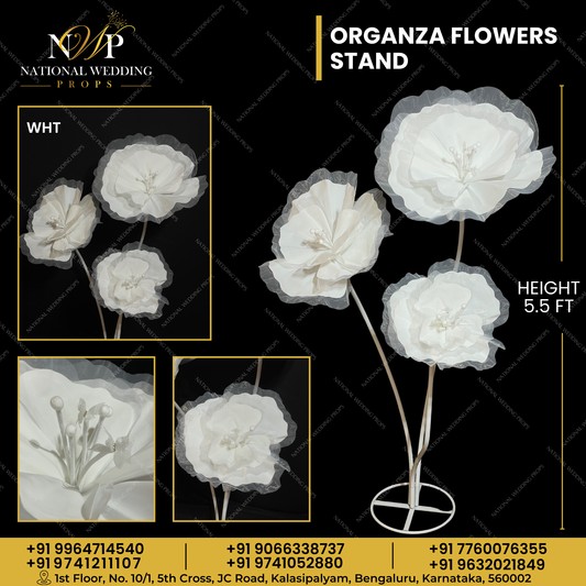 Organza Flower Stand