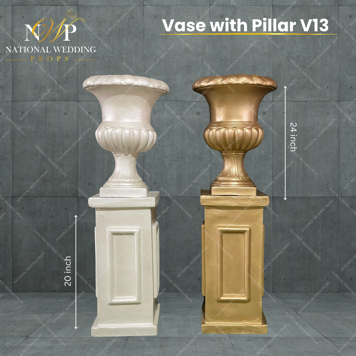 V13 - VASE WITH PILLAR