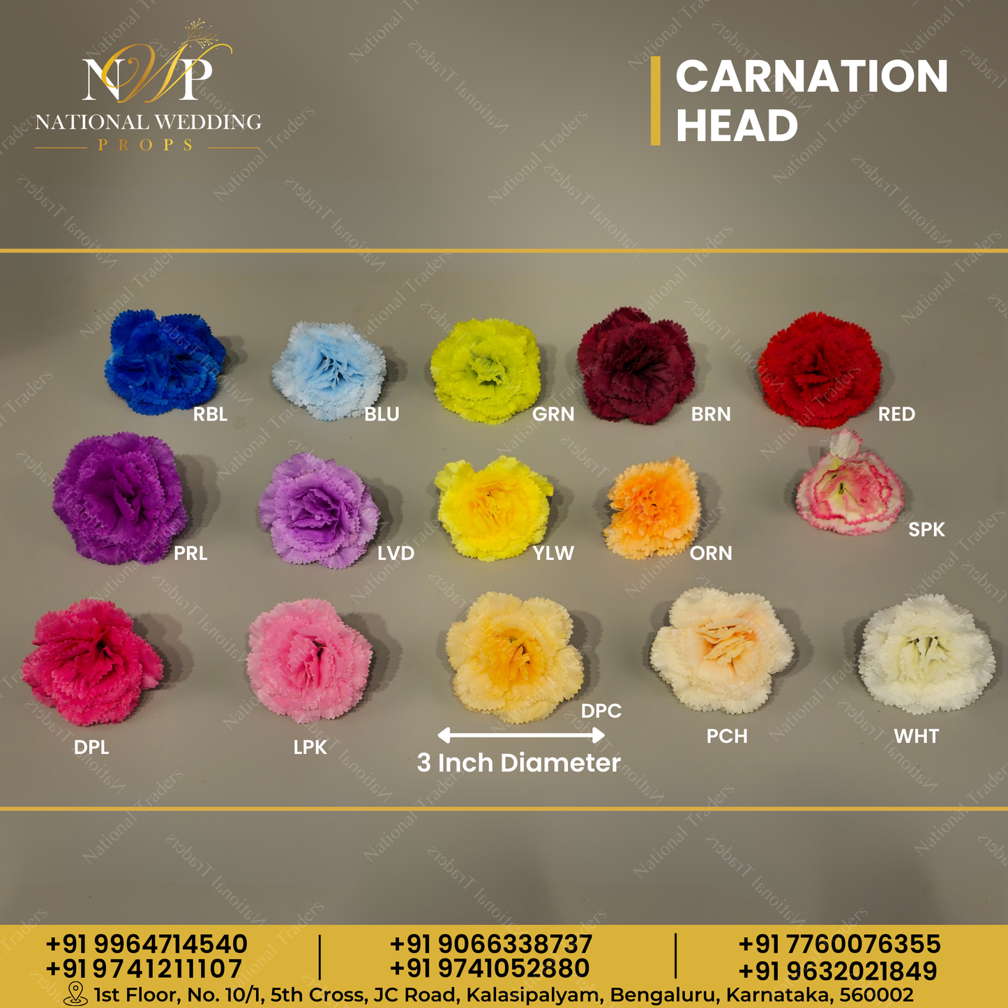 Carnation Heads