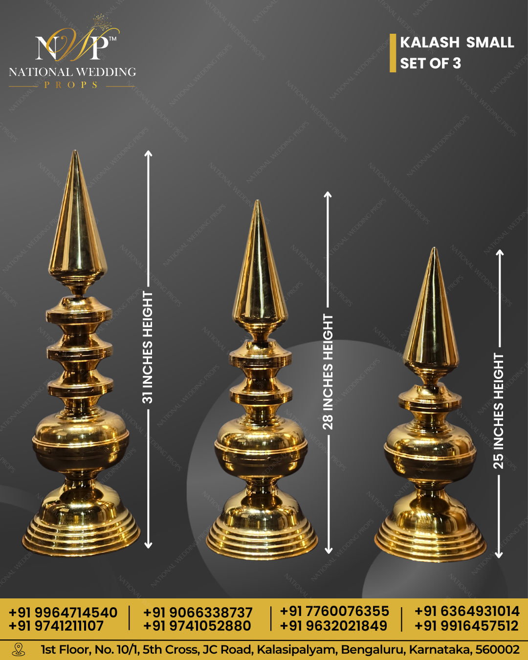 kalash small set of 3