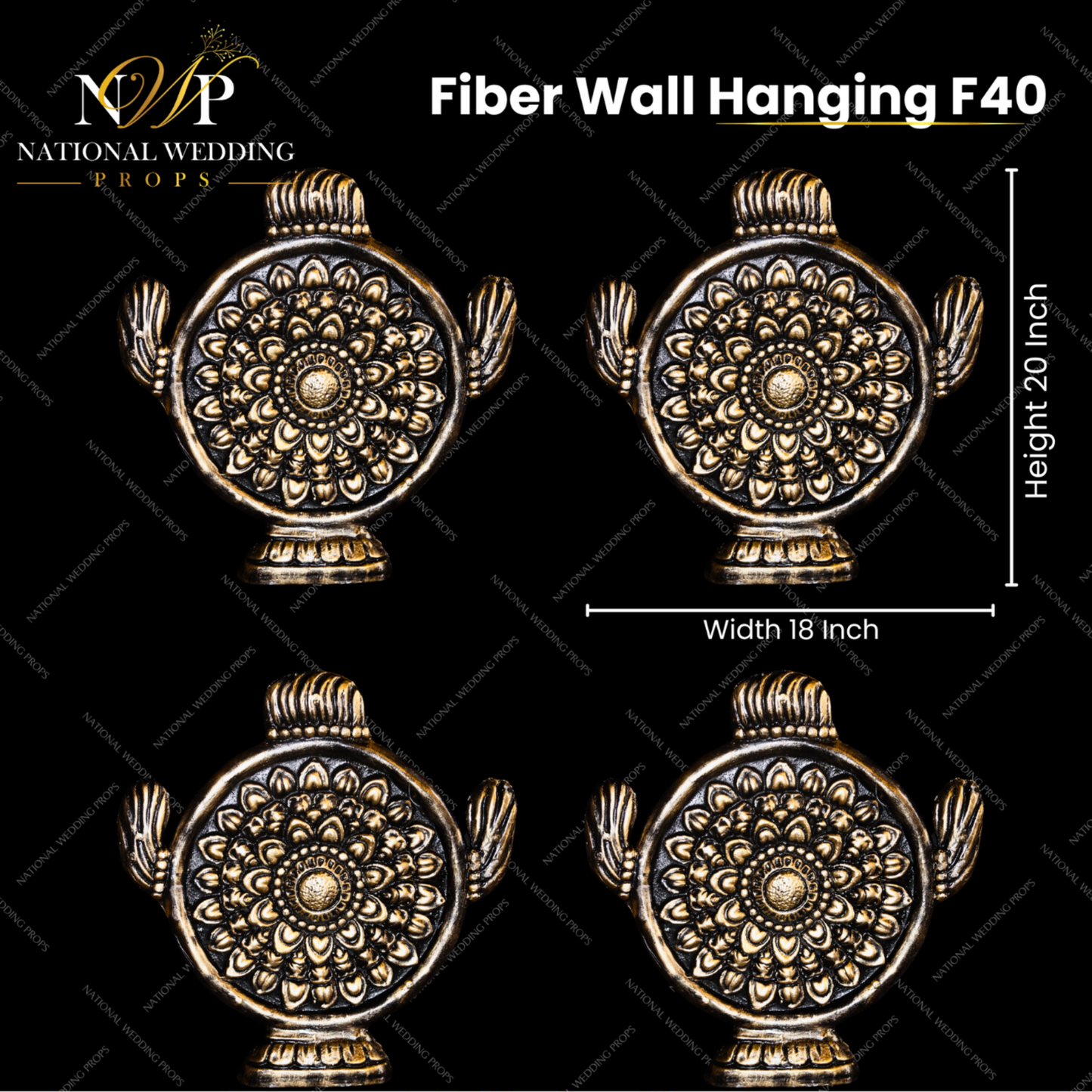 F40 - FIBER WALL HANGING 20 X 18"