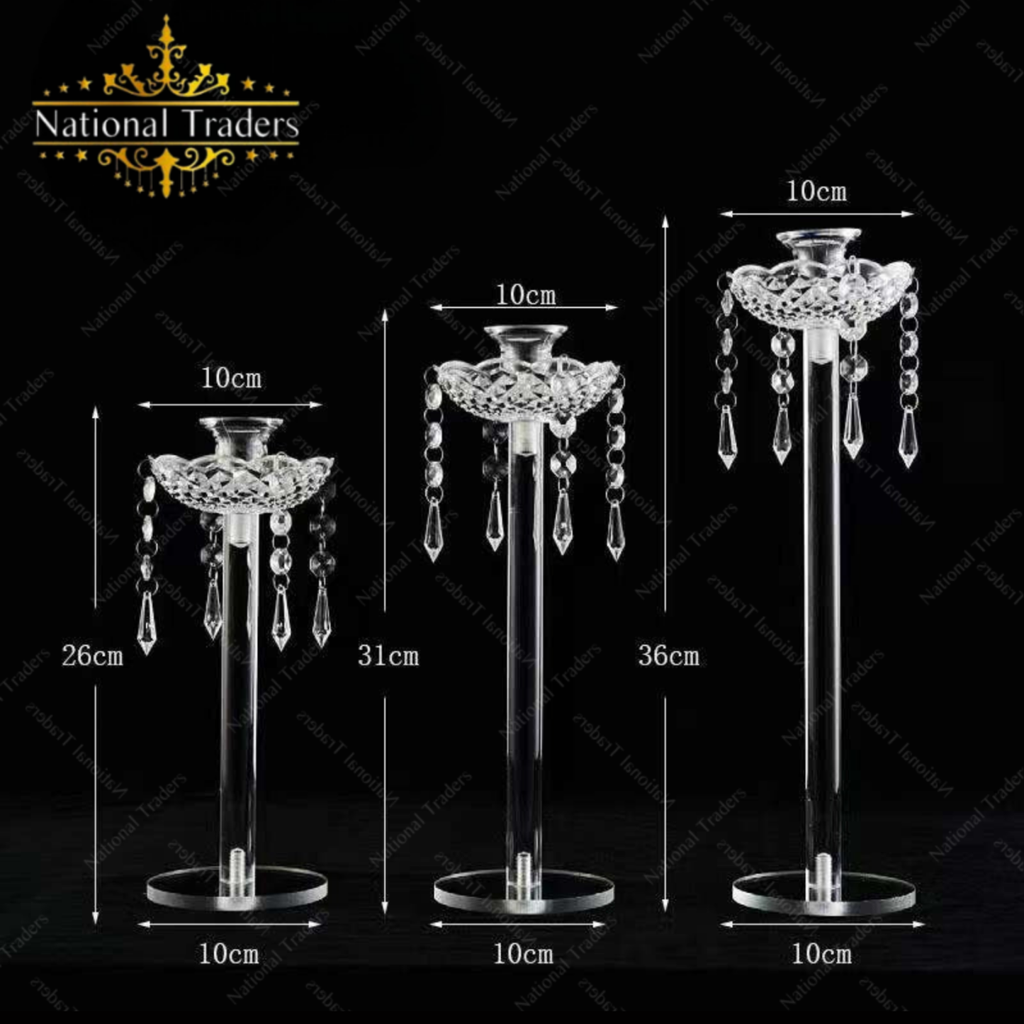 Acrylic candle stand