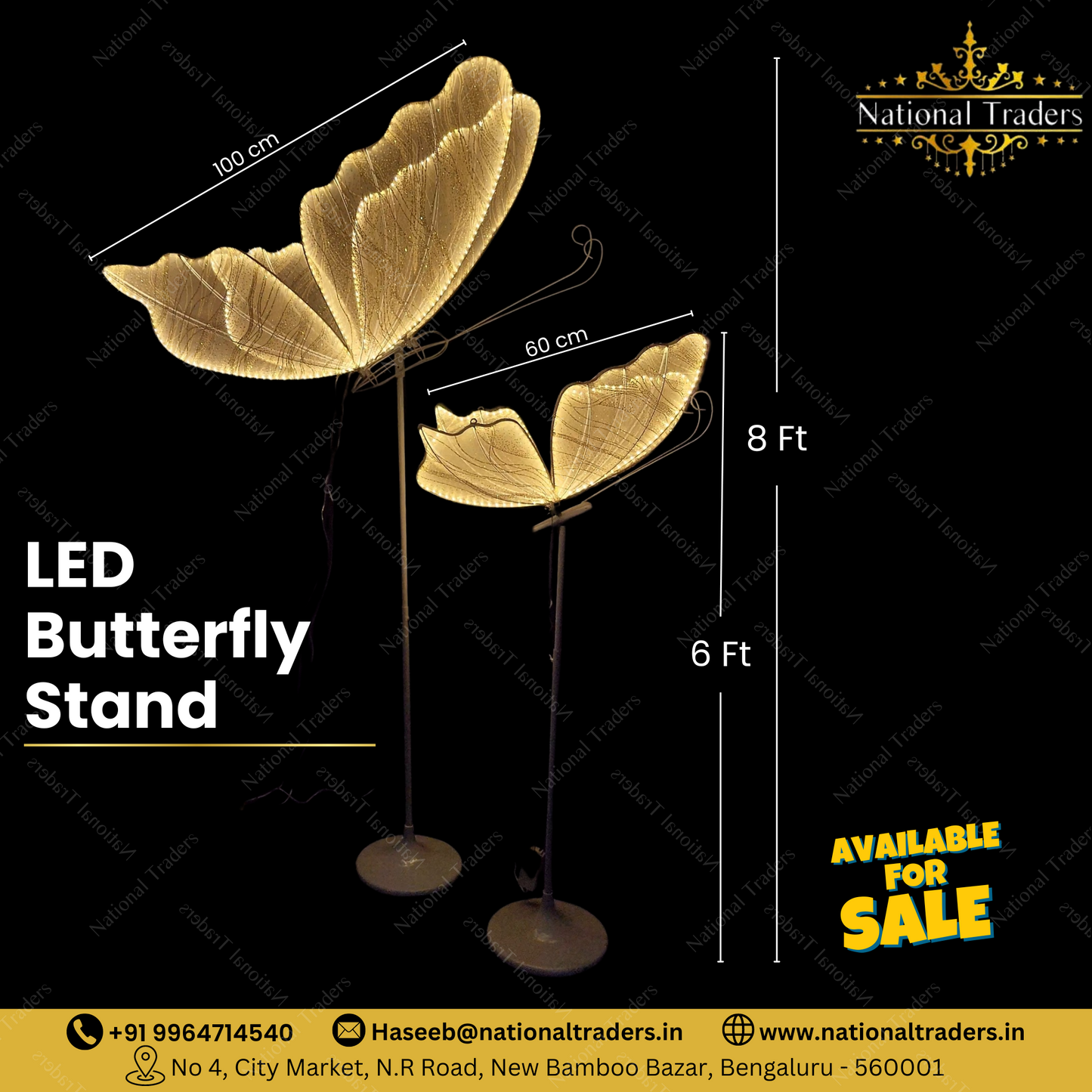 LED Butterfly Stand
