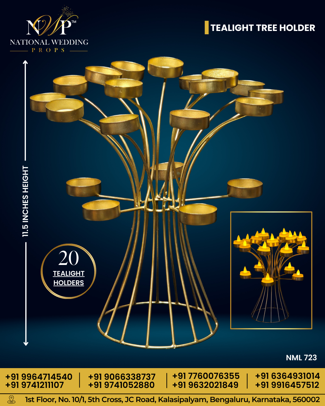 Tealight tree holder