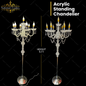 Acrylic Standing Chandelier 5 FT