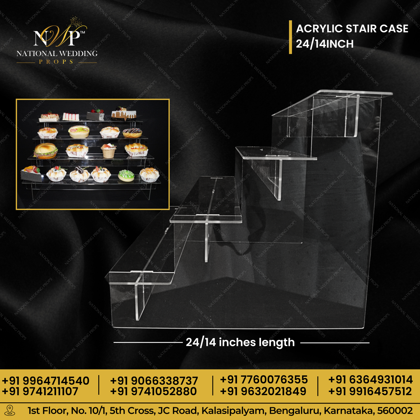 Acrylic Cake Decoration Set