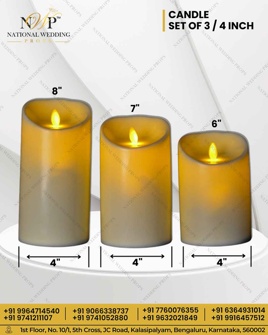 LED CANDLE BIG 4/8, 4/7 , 4/6