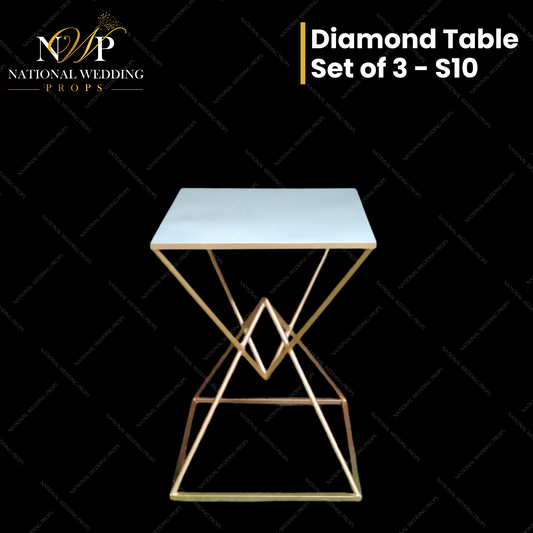 S10 - DIAMOND TABLE SET OF 3