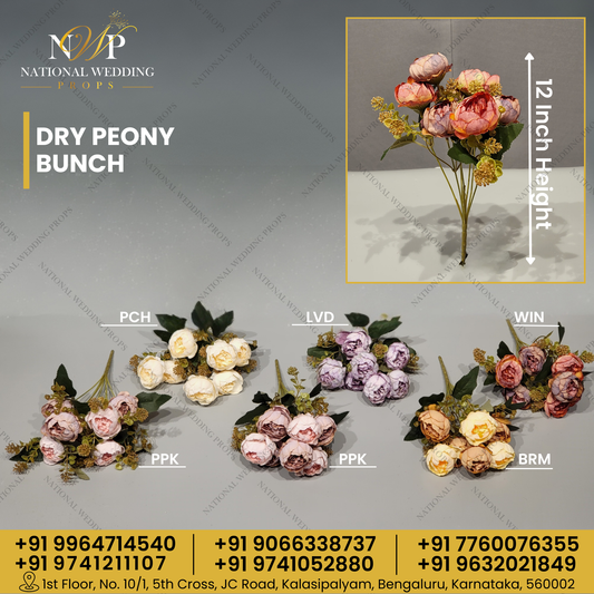 DRY PEONY BUNCH