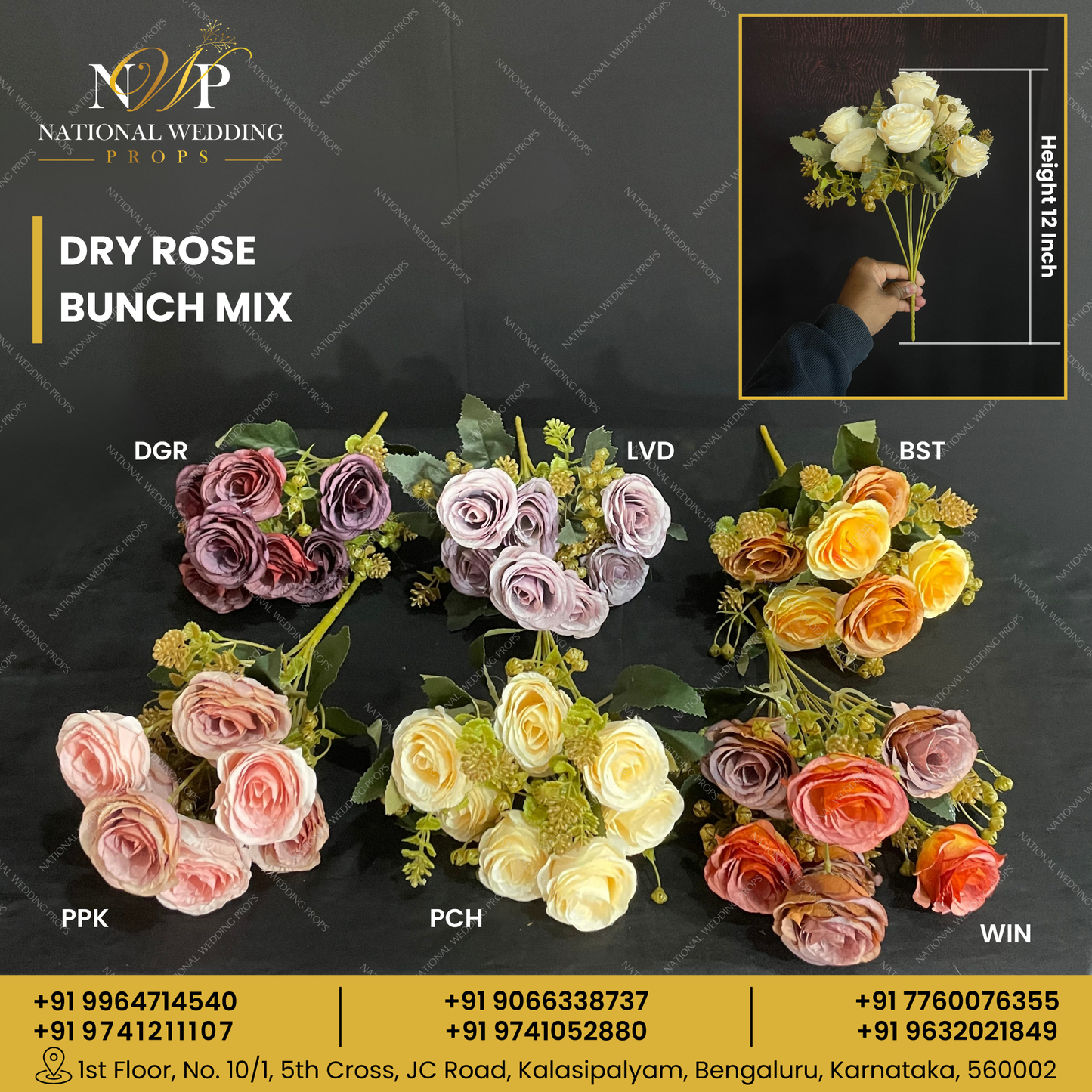 DRY ROSE BUNCH