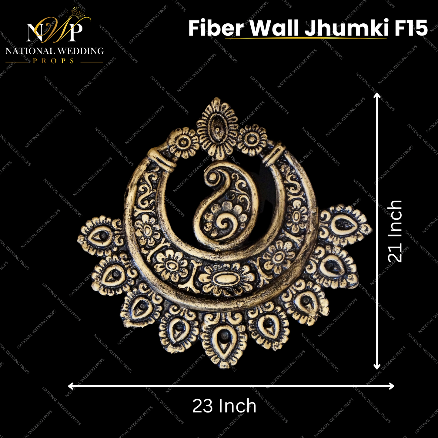 F15 - FIBER WALL JHUMKI