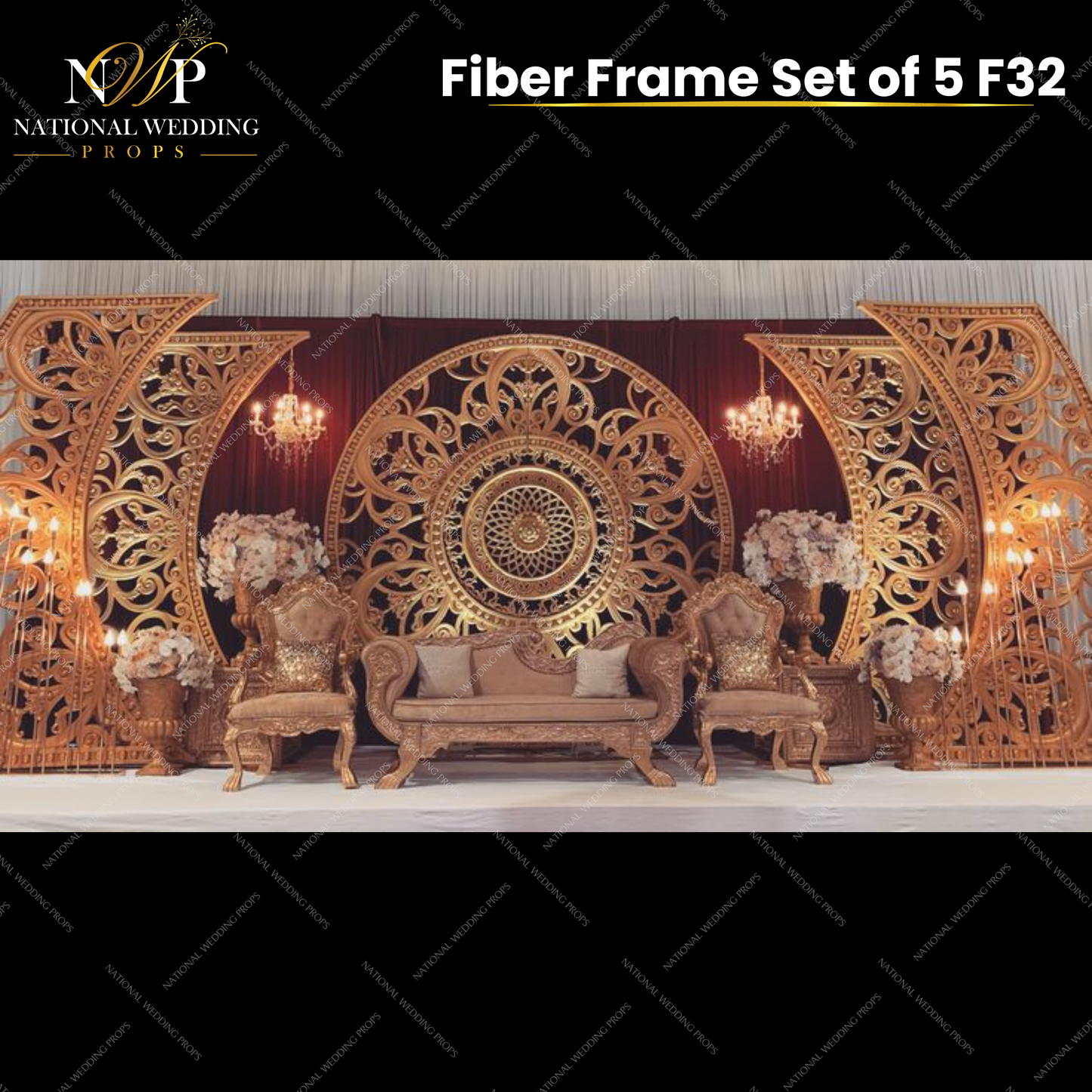 F32 - FIBER FRAME SET OF 5