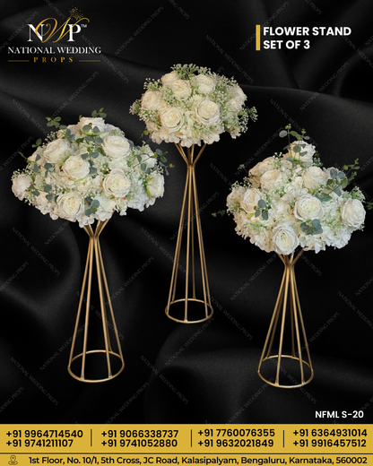 S20 - Flower Stand Set of 3