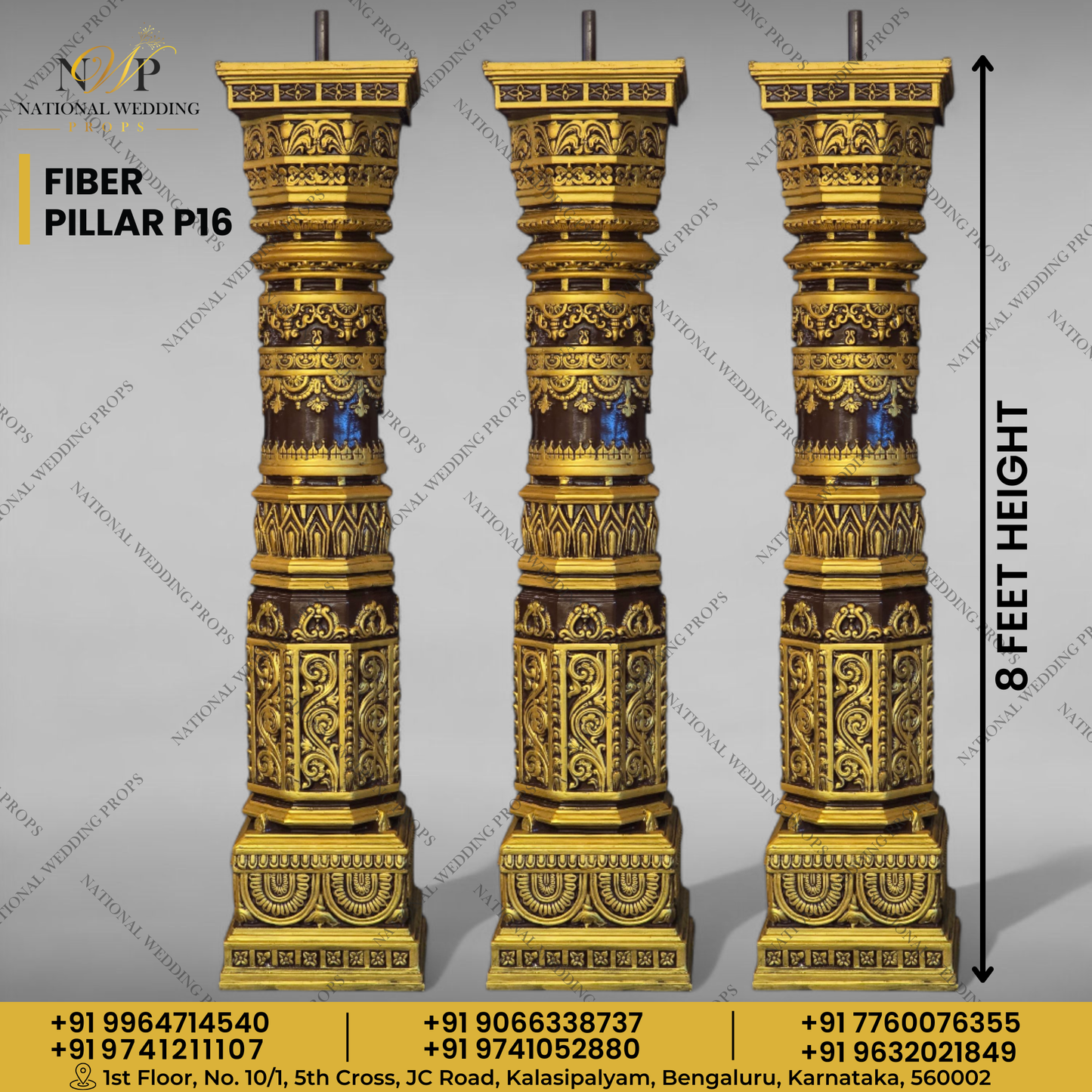 P16 - FIBER KALESH PILLAR 8FT.