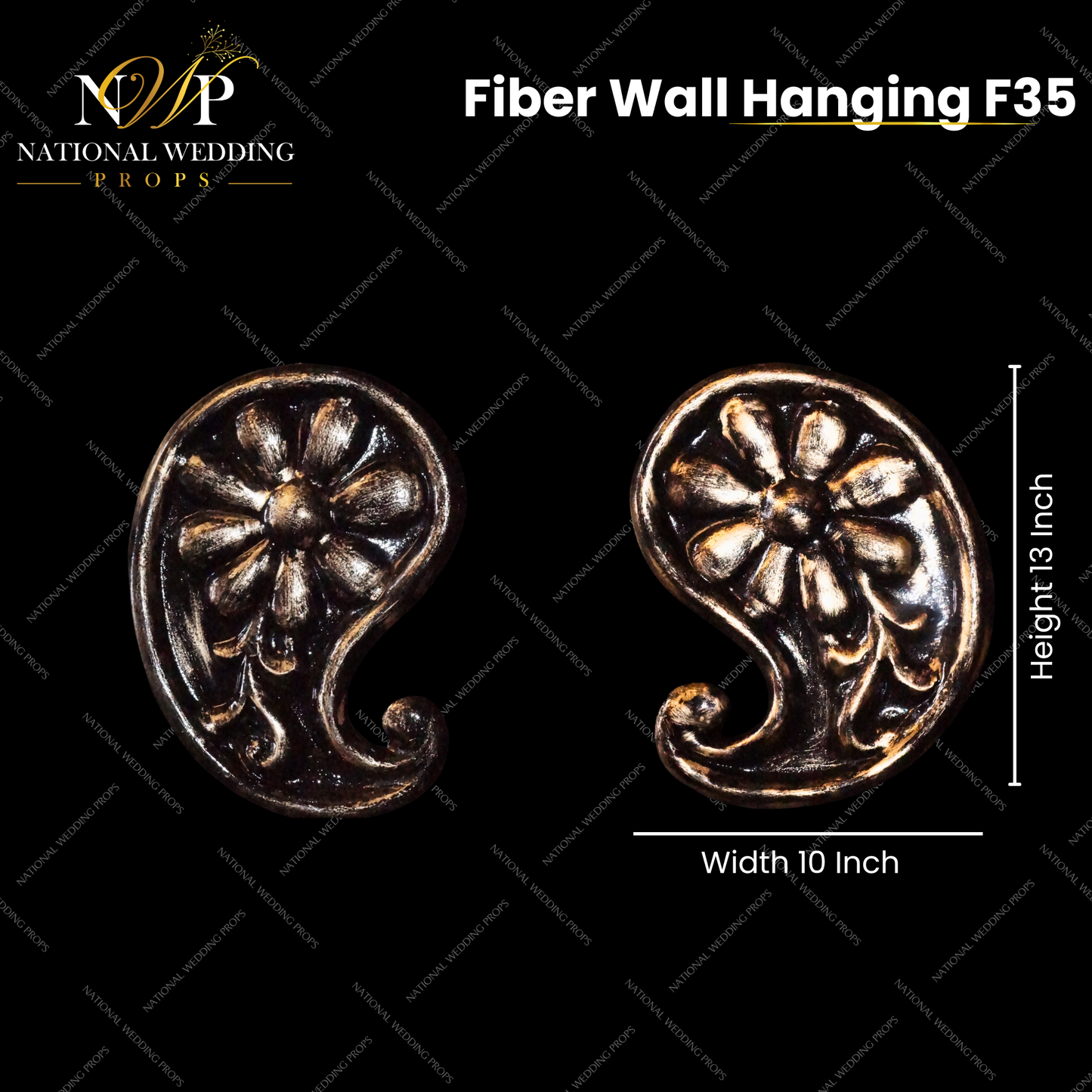 F35 - FIBER WALL HANGING 13 X 10"