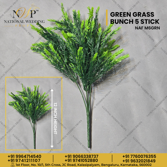 Green Grass Bunch 5 Stick