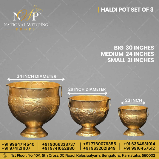 MV10 - HALDI POT SET OF 3