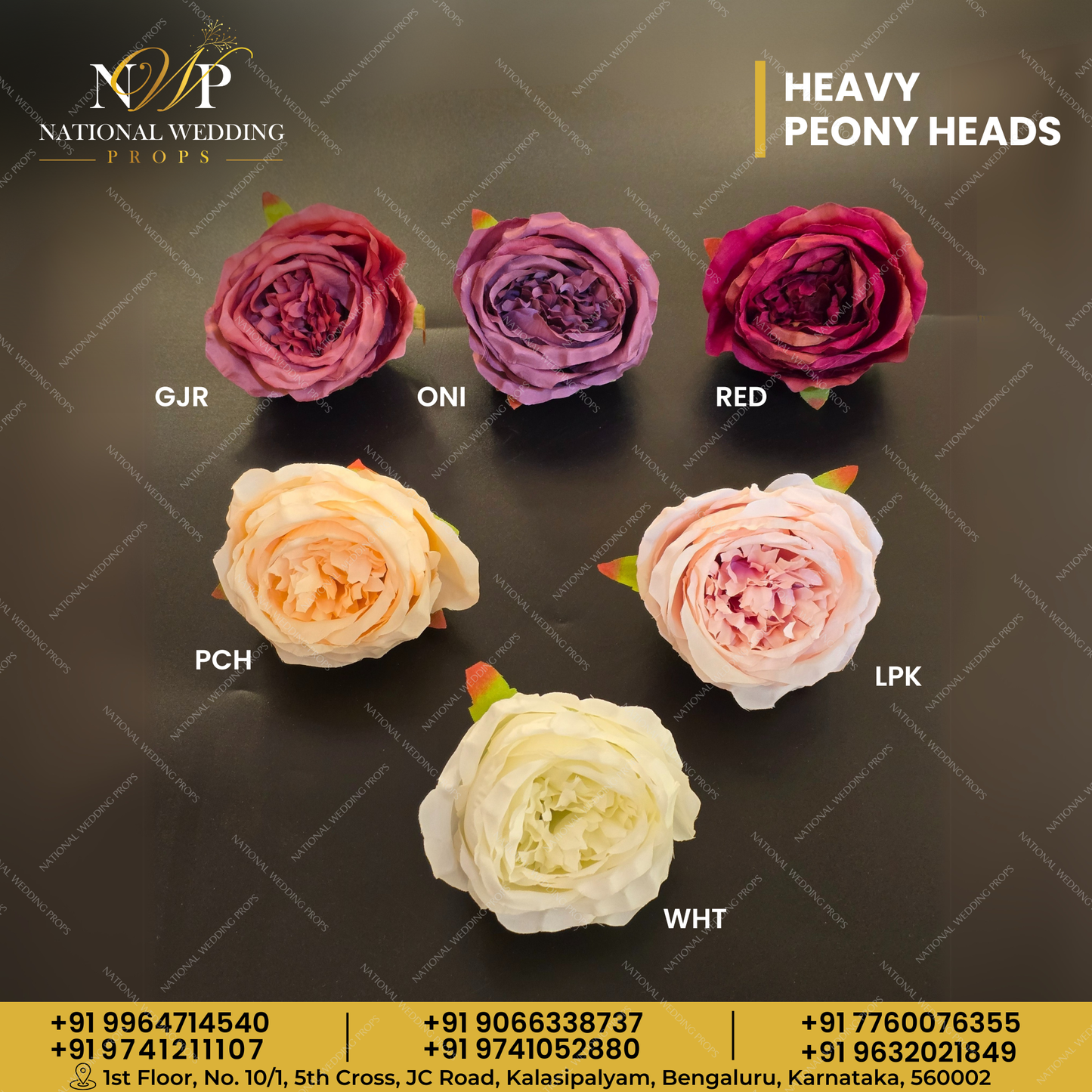 Heavy Peony Heads