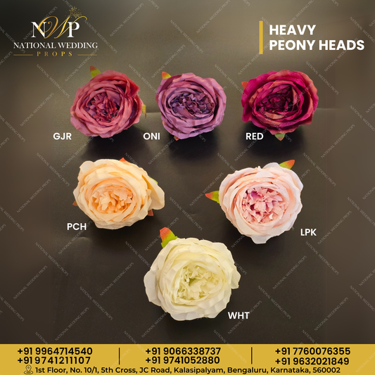 Heavy Peony Heads