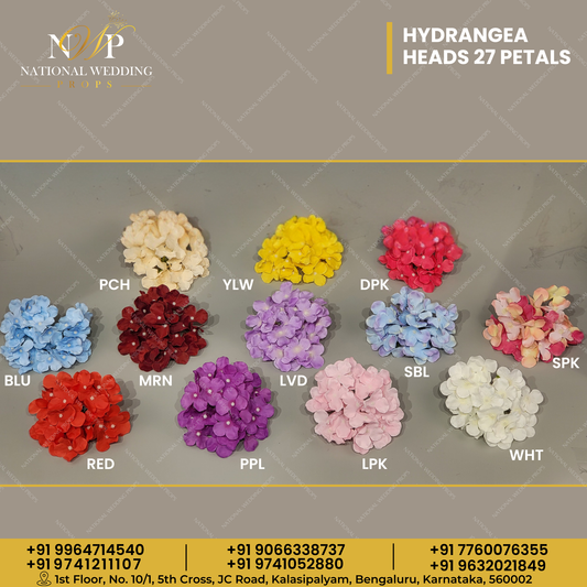 Hydrangea Heads 27 Petals
