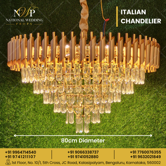 ITALIAN CHANDELIER 80CM