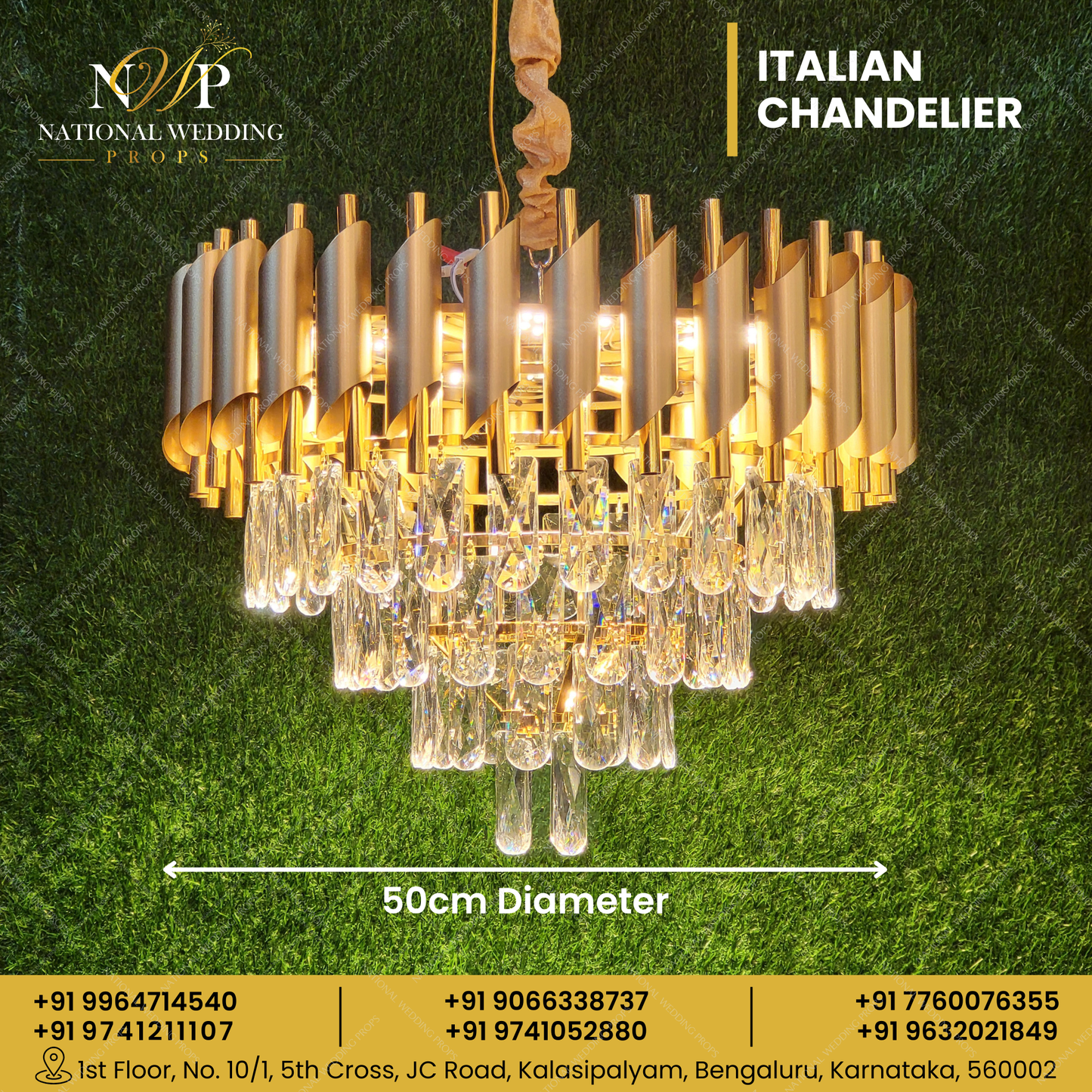 ITALIAN CHANDELIER 50CM
