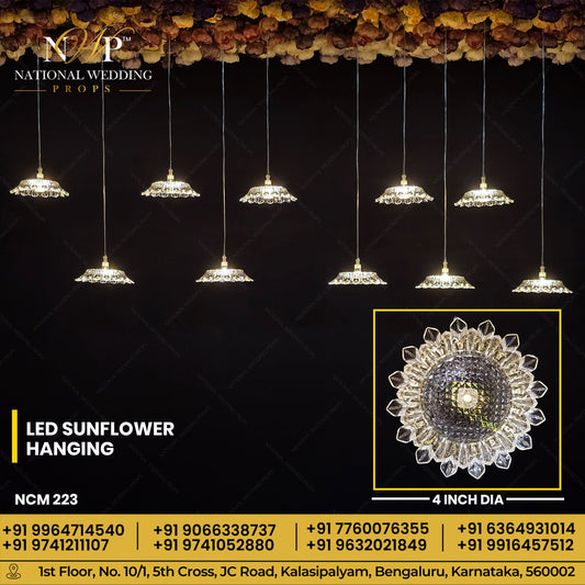 Led Sunflower Hangings