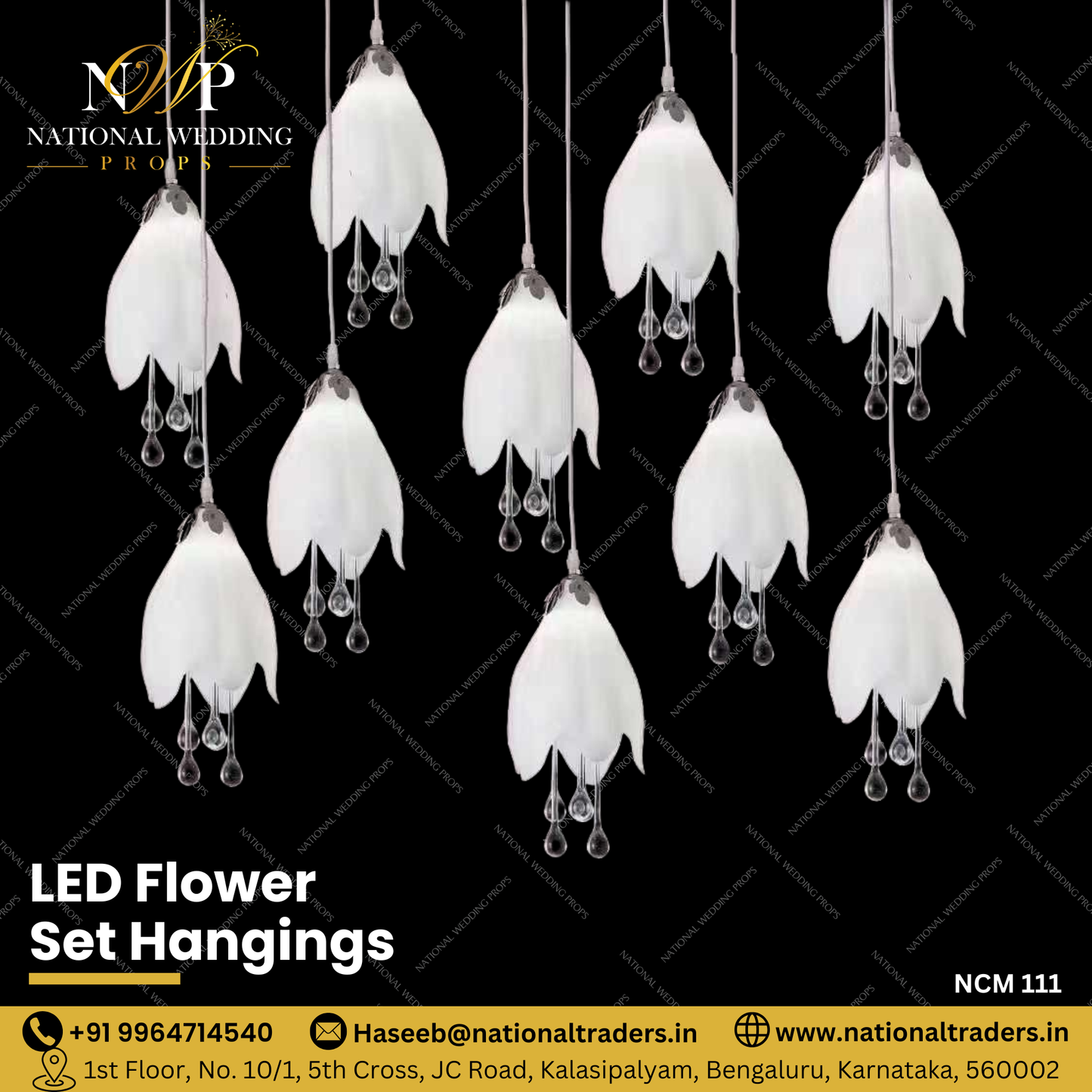 LED FLOWER SET HANGING