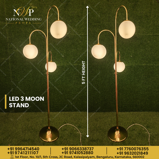 LED 3 MOON STAND