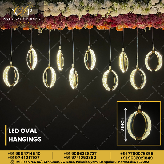 LED Oval Hangings