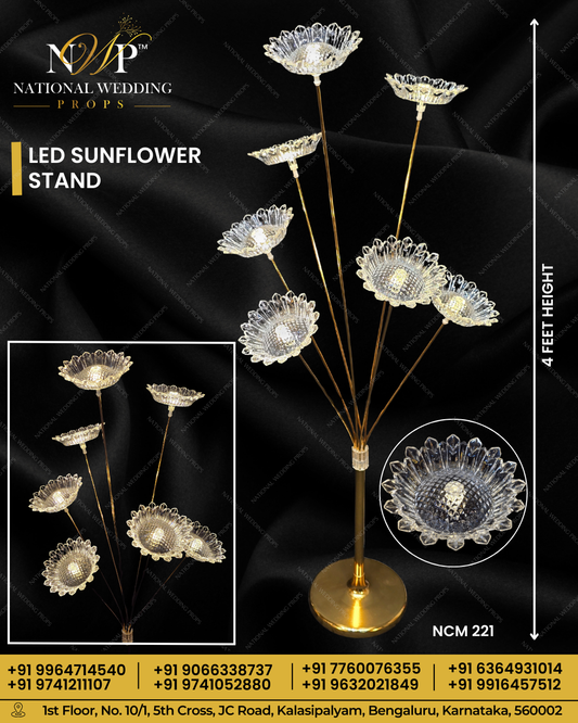 Led Sunflower Stand