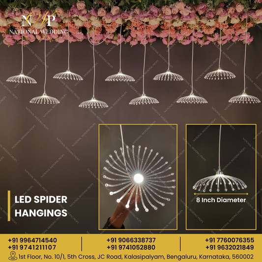 LED SPIDER HANGING
