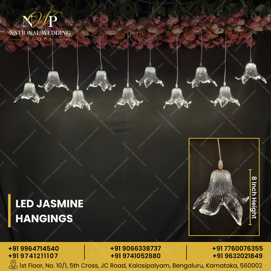 LED Jasmine Hangings