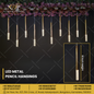 LED Metal Pencil Hangings
