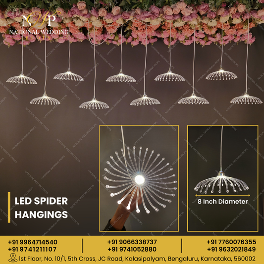 LED Spider Hangings